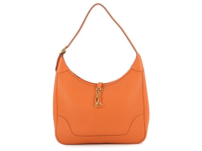 Hermès Bolsa de Ombro Hermes Trim 31 Laranja