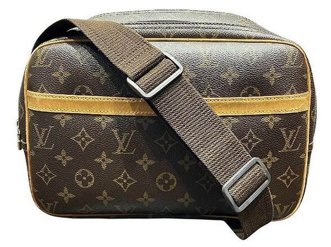 Bolso Louis Vuitton Monogram Reporter PM Castaño