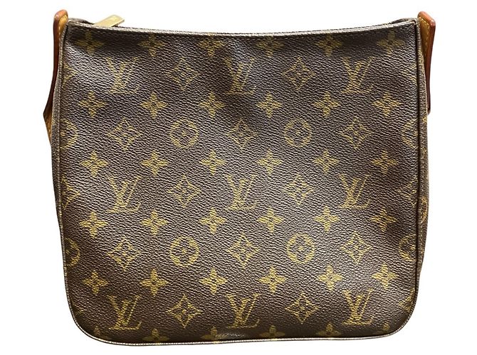 Bolsa de Ombro Louis Vuitton Looping MM Marrom