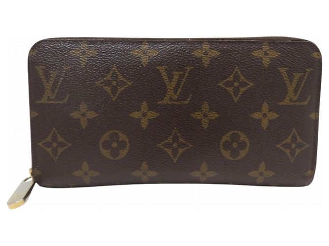 Louis Vuitton Monogram Long Wallet Brown