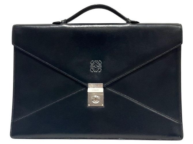 Valigetta Loewe Anagram Envelope Nero 