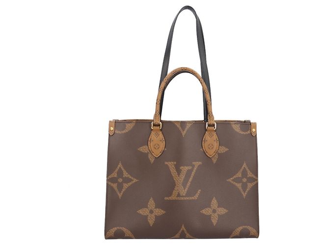 Sac cabas Louis Vuitton OnTheGo MM Monogram Giant Marron Multicolore Monogramme