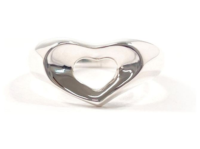 Tiffany & Co. Open Heart Elsa Peretti Ring Silber