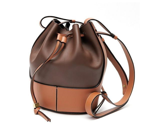 Bolsa de ombro Loewe Balloon Bag Small Marrom