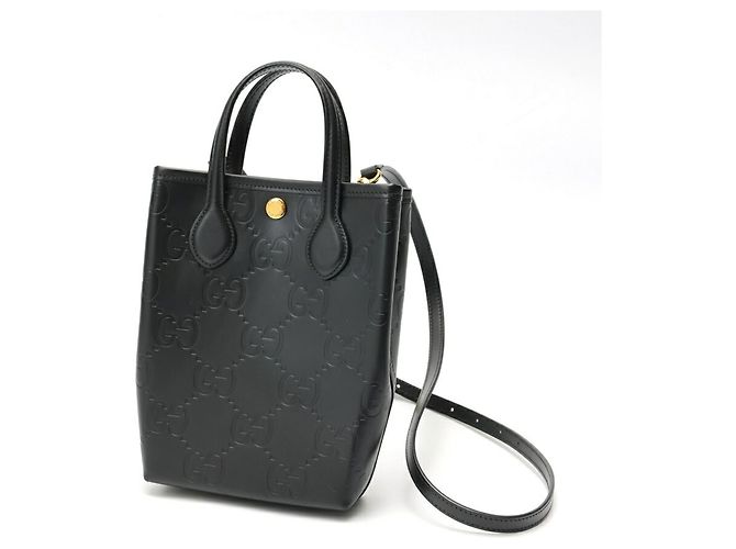 Borsa a tracolla Gucci Super Mini Nero
