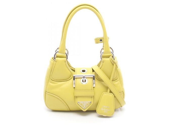 Borsa a 2 modi Prada MOON Giallo 