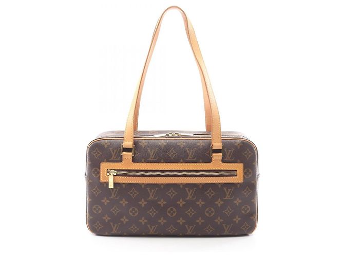 Borsa a tracolla Louis Vuitton Cite GM Marrone Monogramma
