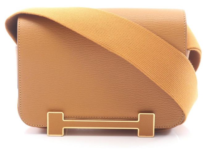 Hermès Borsa a tracolla Hermes Geta Marrone 