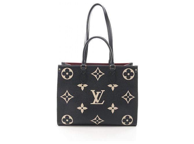 Borsa Tote 2-Way Louis Vuitton OnTheGo MM Nero