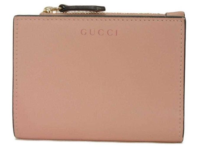 Cartera bi-fold Gucci rosa empolvado