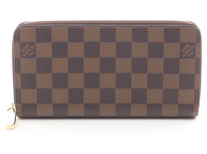 Louis Vuitton Zippy Long Wallet Brown Damier ebene