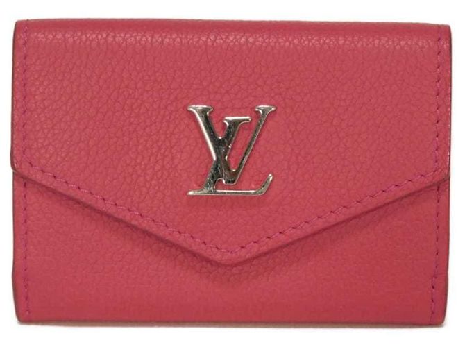 Louis Vuitton Portefeuille Lock Mini Tri-fold Wallet Pink