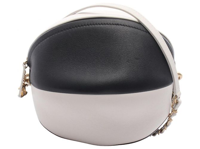 Borsa a Spalla Chanel Beach Ball Nero Bianco