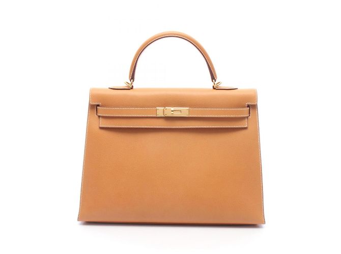 Hermès Bolsa Hermes Kelly 35 Marrom