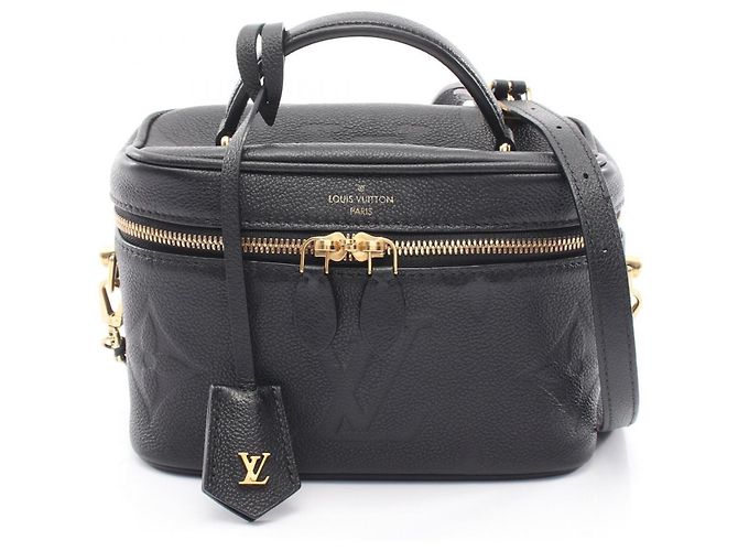Bolsa Louis Vuitton Monogram Empreinte Vanity PM Preto