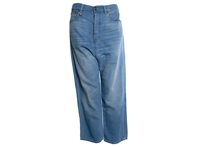 R13, jeans tailored drop en azul