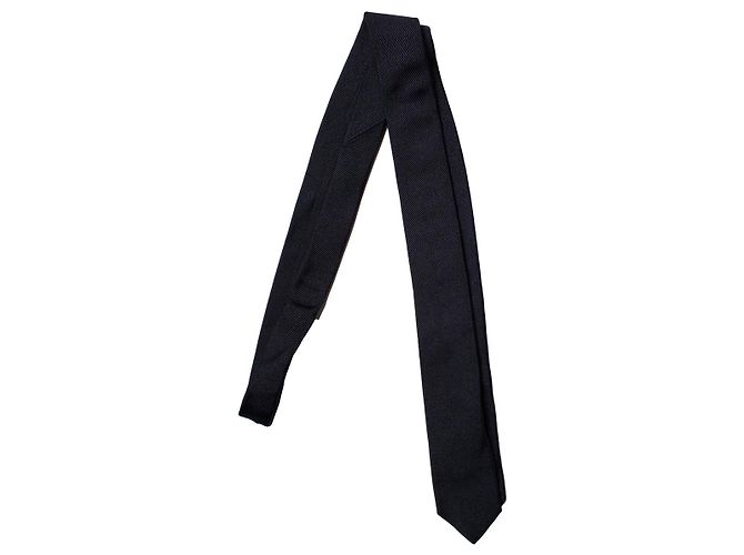 Saint Laurent, black structured tie