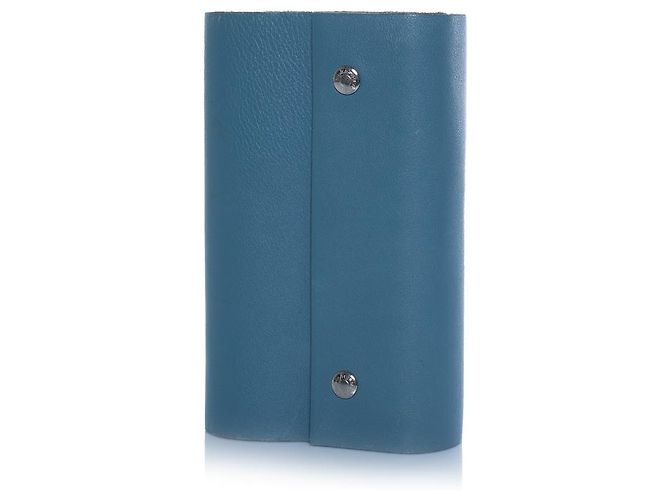 Hermès Hermes, blue leather notebook 