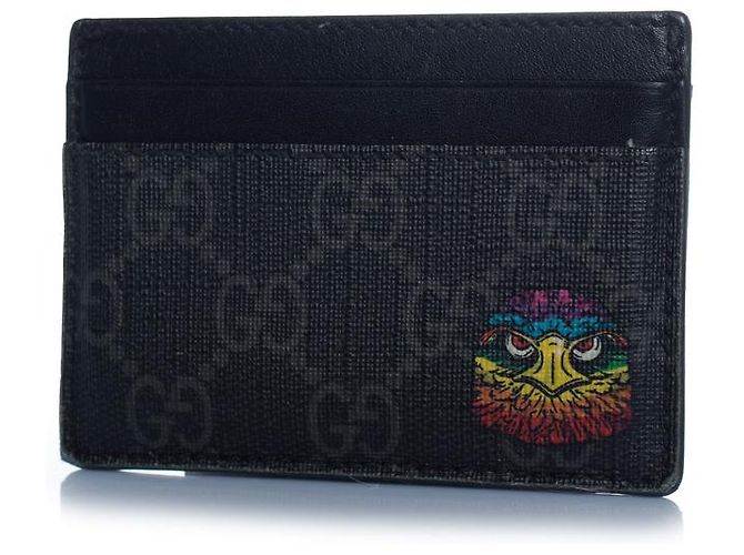 Gucci, Portacarte Supreme Eagle Head Multicolore