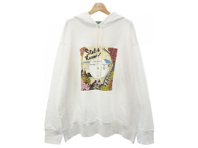 Stella Mc Cartney Stella McCartney Record Hoodie Weiß