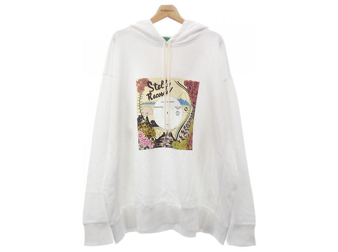 Stella Mc Cartney Stella McCartney Record Hoodie Kapuzenpullover Weiß