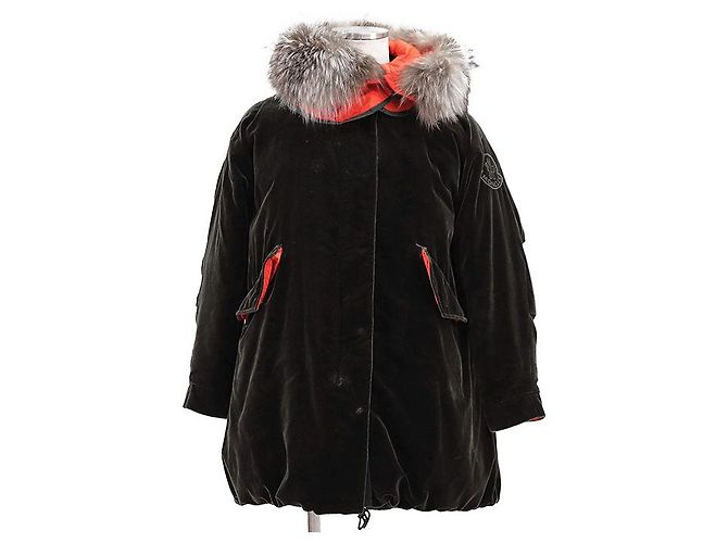 Abrigo de algodón y plumón TADORNE Moncler Naranja Caqui Verde oscuro