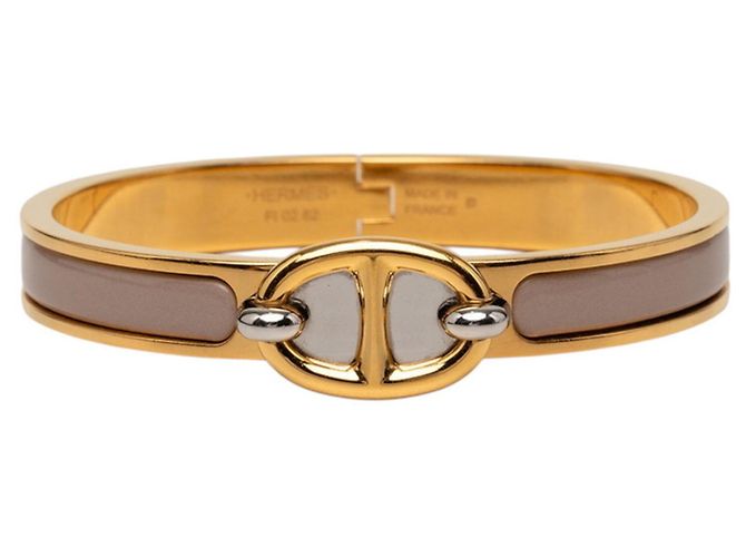 Hermès Pulseira Hermes Mini Click Chaine d'Ancre PM Cinza