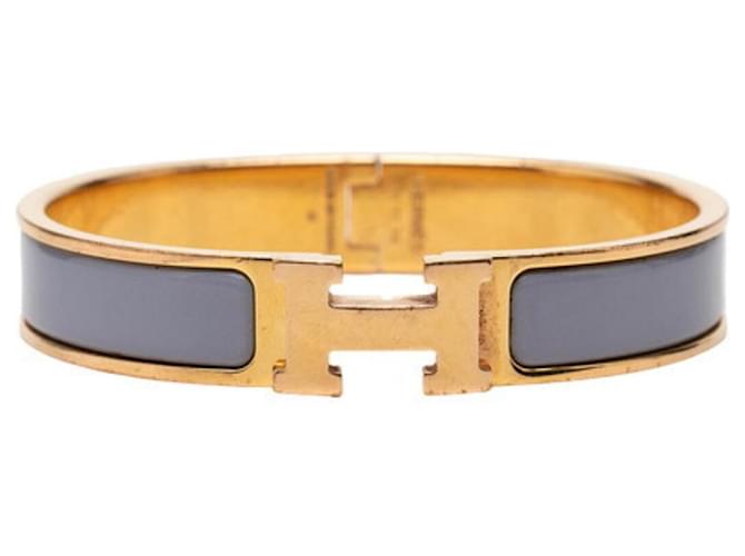 Hermès Bracciale Click H PM Hermes D'oro Porpora 