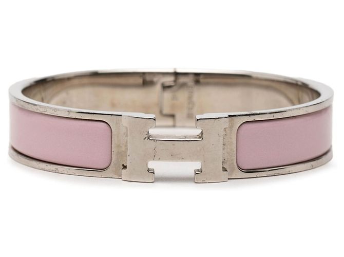 Hermès Pulsera Click H PM Hermes Negro Plata