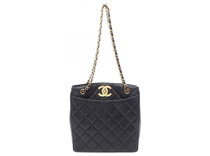 Borsa Tote Matelassé Chanel in nero