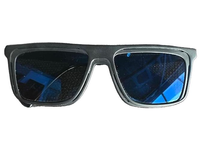 Yohji Yamamoto Gafas de sol negras de acetato Negro