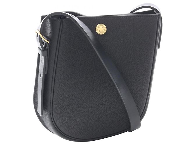Hermès Hermes Perspective Cavaliere Pochette Shoulder Bag Black