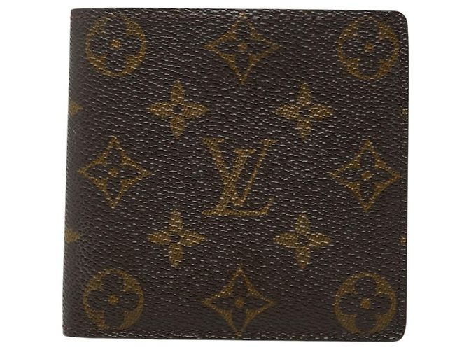 Louis Vuitton Monogram Bi-fold Wallet Braun
