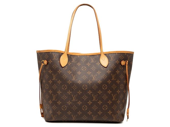 Sac cabas Louis Vuitton Monogram Neverfull MM Marron