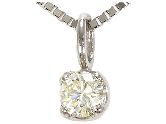 Autre Marque Collana in oro bianco 18K e diamanti D'oro