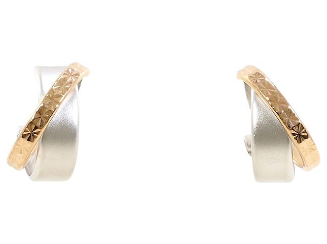 Autre Marque Pendientes de aro dorados elegantes