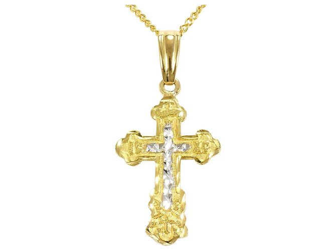 Autre Marque Collana in oro 18K oro bianco e oro giallo D'oro