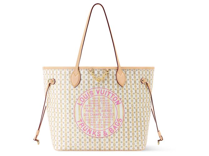 Louis Vuitton Neverfull MM Monogram Beige Monogramme