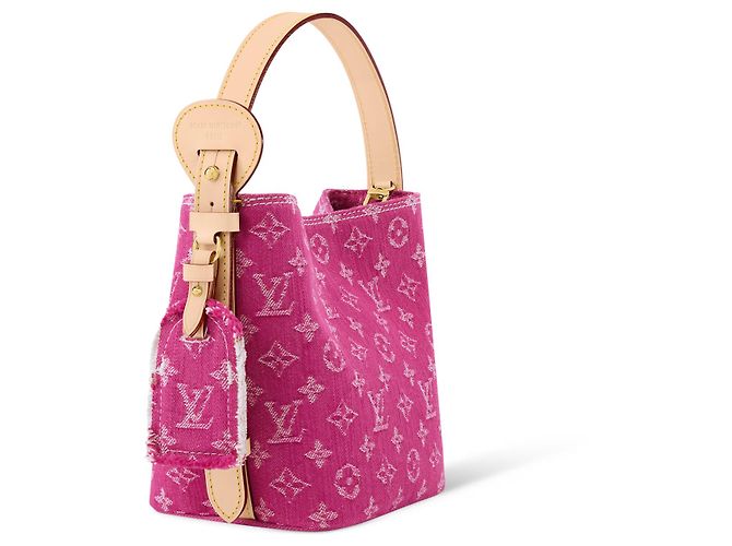 Bolso Louis Vuitton Monogram Denim All in BB - Fuchsia Rosa