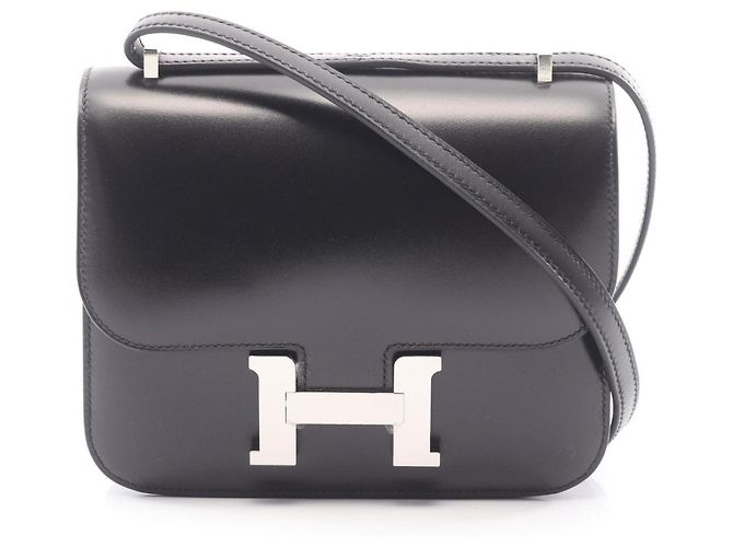 Hermès Bolsa de Ombro Hermes Constance 3 Mini Preto