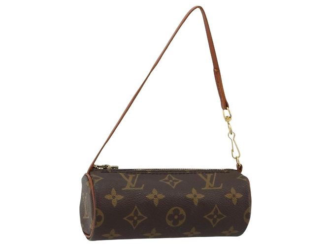 LOUIS VUITTON Monogram Papillon Pouch LV Auth 180297 Monograma