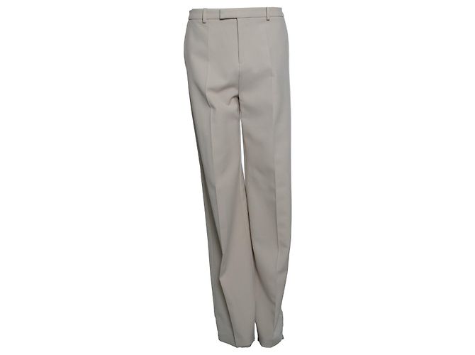 Autre Marque Arakii, calça Sora bege com bolsos embutidos