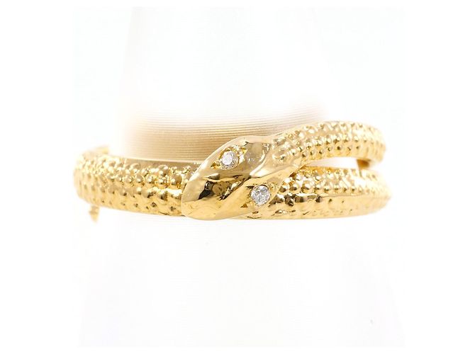 Autre Marque Anello in oro giallo 18K con diamanti D'oro