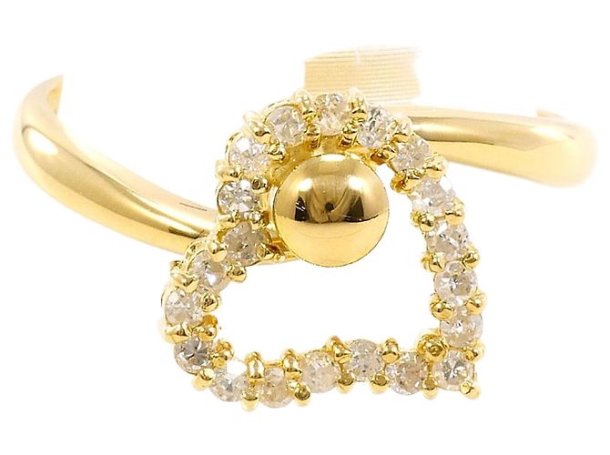 Autre Marque 18K Gelbgold Diamantring Golden