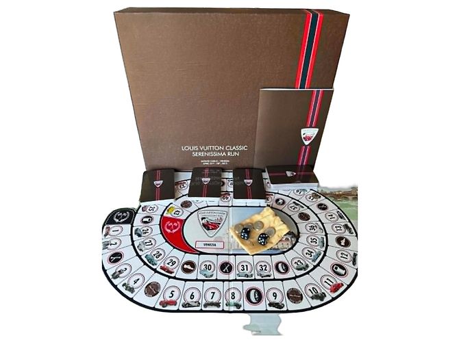 Gioco da Tavolo Louis Vuitton Classic Serenissima Run Marrone Bianco Rosso Blu Multicolore