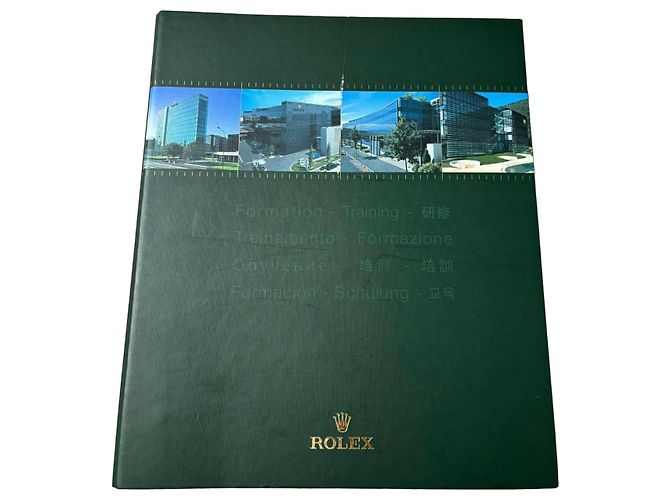 Rolex Binder de Treinamento 2011-2012 Branco Verde escuro