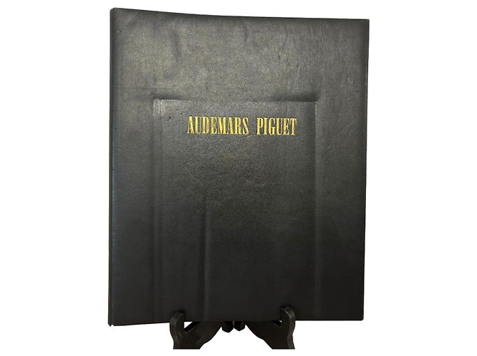 Audemars Piguet Black Leather A4 Binder Folder