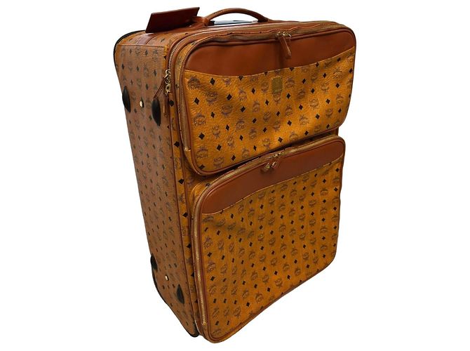 Valise MCM Monogram Marron Vintage Monogramme