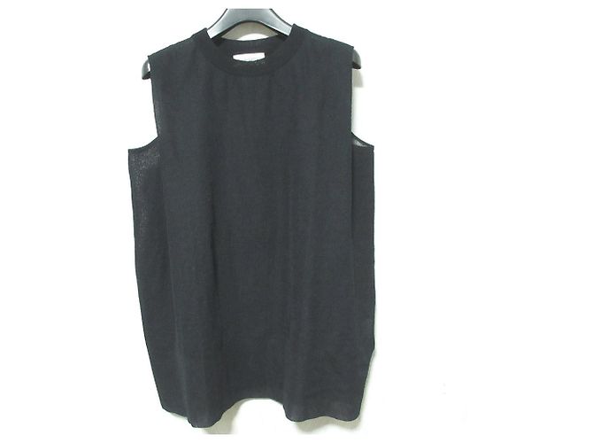 Autre Marque Top de malha sem mangas INED Preto