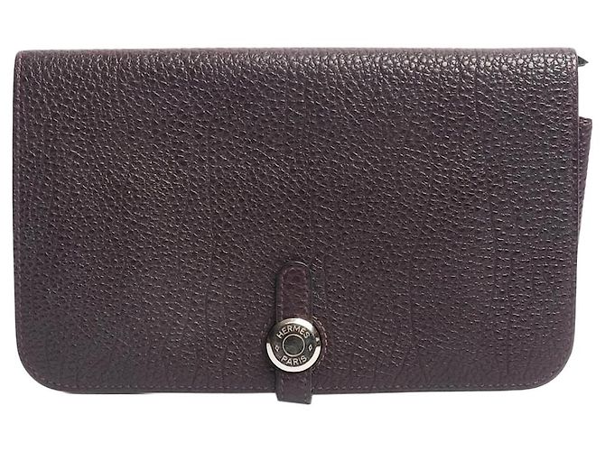 Hermès Purple 2006 Dogon Duo wallet